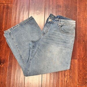 Targets Wild Fable denim blue flare wide leg jeans